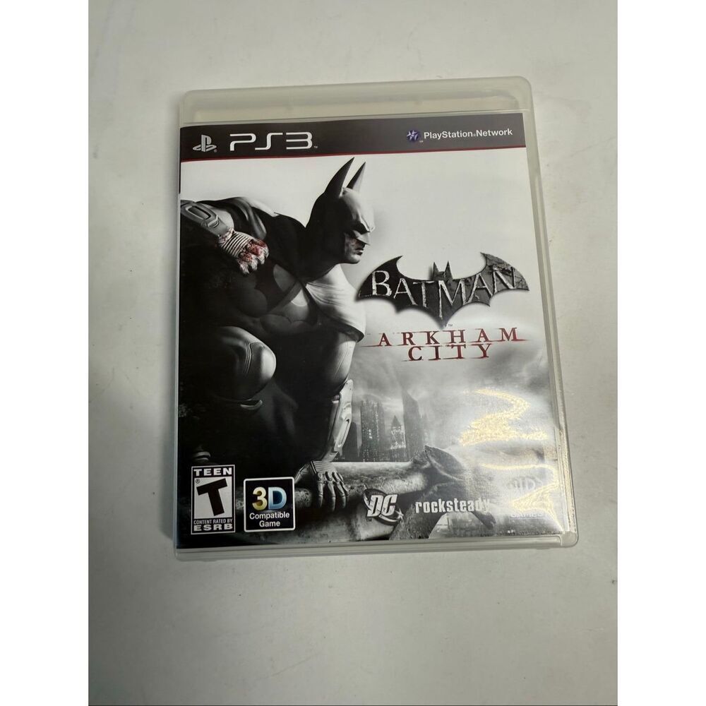 Batman Arkham City PS3 2011 Complete w/ Case & Manual DC WB Rocksteady Teen